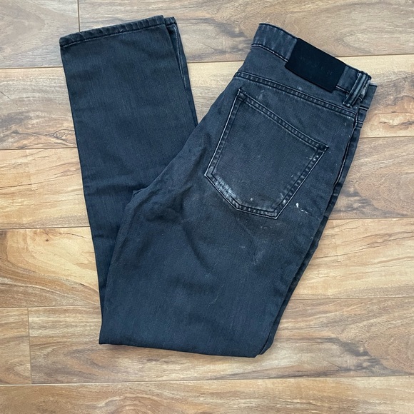 WAVEN ELSA DISTRESSED MOM JEANS - BLACK - Picture 3 of 8